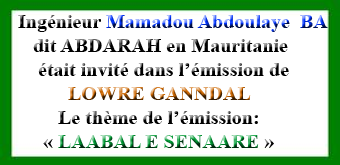 MAMADOU ABDOULAYE BA dit ABDARAH